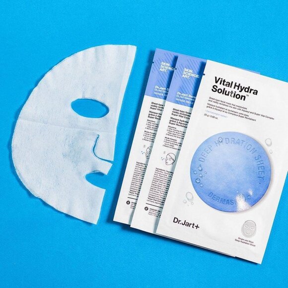 DR. JART+ Vital Hydra Solution PRO Glow Face Mask with Hyaluronic Acid 3 PACK - Picture 1 of 15